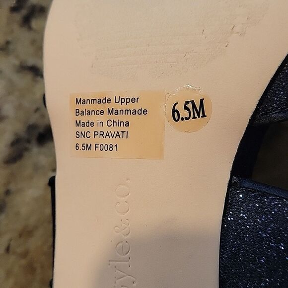 BRAND NEW STYLE & CO. WOMEN'S PRAVATI ANKLE STRAP SANDAL HEELS - Picture 14 of 15